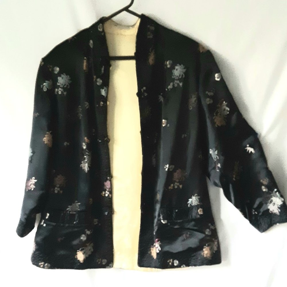 Satin reversable jacket